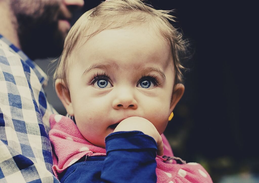 Blue eyes baby